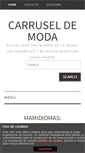 Mobile Screenshot of carruseldemoda.com