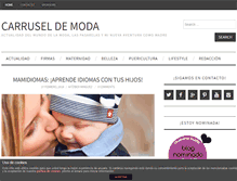 Tablet Screenshot of carruseldemoda.com